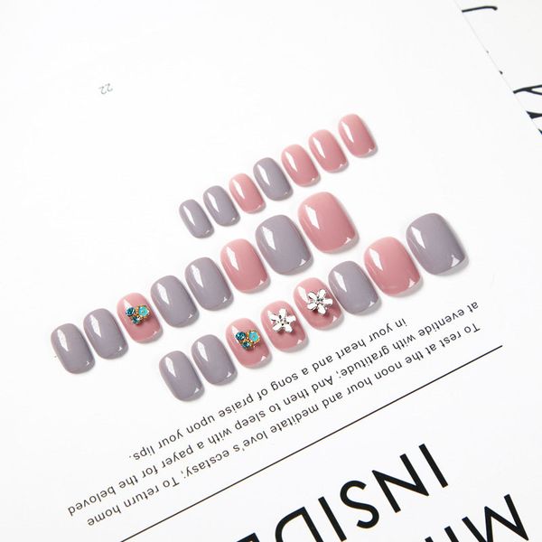 fake nail with glue 3d flower fake nails diy fashion nail art tips light grey pink color short size design artificial nails, Red;gold
fake nail with glue 3d flower fake nails diy fashion nail art tips light grey pink color short size design artificial nails, Red;gold