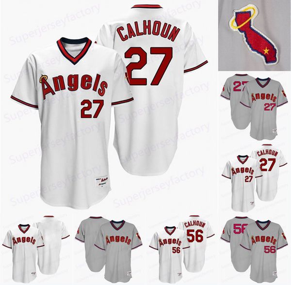 Angels 1970 White jersye Men 17 Shohei Ohtani 8 Justin Upton 27 Mike Trout 56 Calhoun 54 Blash Los Angele Gray 1977 Retro baseball Jerseys
Angels 1970 White jersye Men 17 Shohei Ohtani 8 Justin Upton 27 Mike Trout 56 Calhoun 54 Blash Los Angele Gray 1977 Retro baseball Jerseys