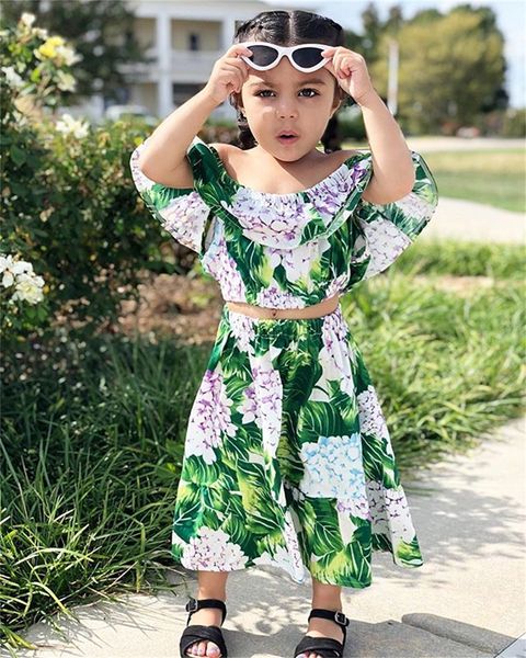 kids girls summer clothes set casuak baby girls summer floral printed outfits ruffles collar ruffle + long skirts 2pcs set, White
kids girls summer clothes set casuak baby girls summer floral printed outfits ruffles collar ruffle + long skirts 2pcs set, White
