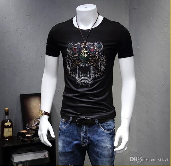 t shirt men summer fashion diamond design casual short-sleeved slim men t-shirt brand casual t-shirts tees plb 05b, White;black 
t shirt men summer fashion diamond design casual short-sleeved slim men t-shirt brand casual t-shirts tees plb 05b, White;black