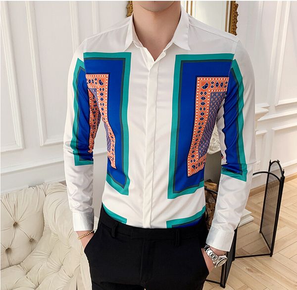 summer classic style patchwork shirt for male cotton fabric long sleeve slim fit causal men's shirts, White;black
summer classic style patchwork shirt for male cotton fabric long sleeve slim fit causal men's shirts, White;black