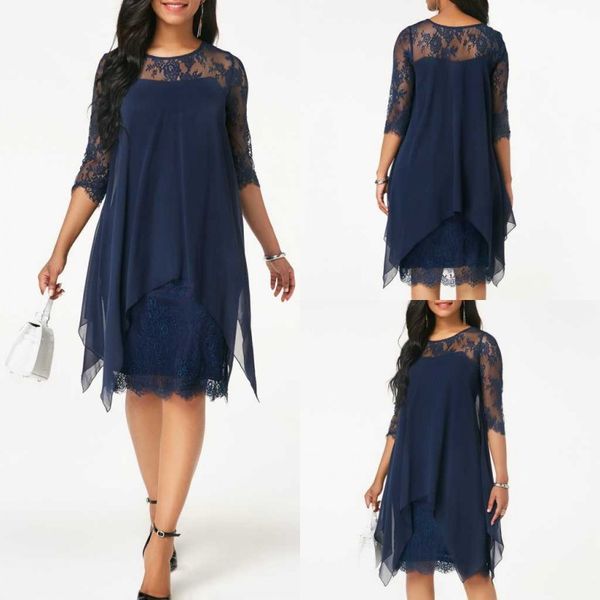 2020 chiffon mother of the bride dresses lace knee-length formal evening gowns 3/4 long sleeves wedding guest gowns, Black;red
2020 chiffon mother of the bride dresses lace knee-length formal evening gowns 3/4 long sleeves wedding guest gowns, Black;red