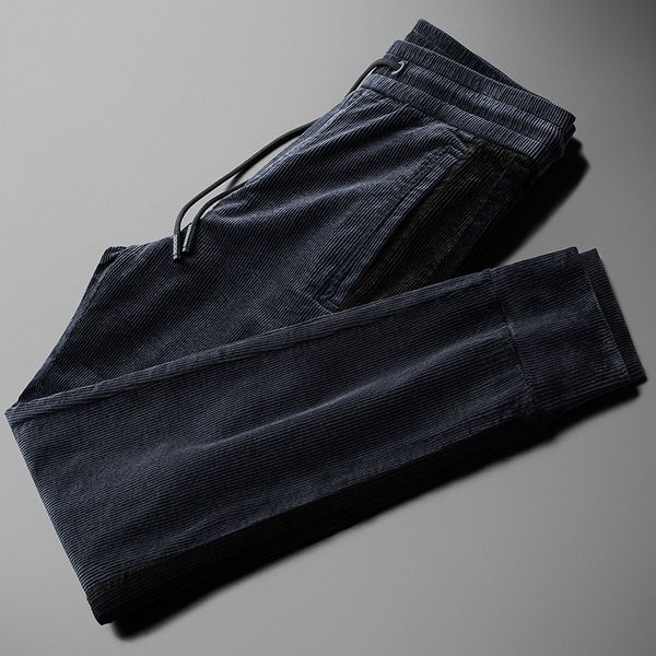 men's pants minglu corduroy thick mens luxury elastic waist casual sport man autumn and winter slim fit male trousers plus size, Black
men's pants minglu corduroy thick mens luxury elastic waist casual sport man autumn and winter slim fit male trousers plus size, Black