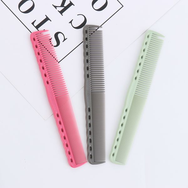 1pc detangling hair dressing brush colorful plastic hair cutting barber comb professional anti-static flatsalon styling tool, Silver
1pc detangling hair dressing brush colorful plastic hair cutting barber comb professional anti-static flatsalon styling tool, Silver