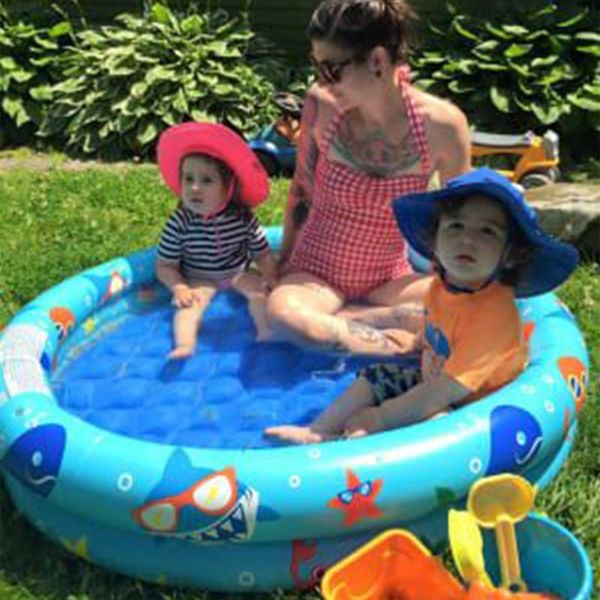 100x40cm inflatable 3 ring baby swimming pool outdoor portable children basin bathtub pool kids paddling swimming water tub
100x40cm inflatable 3 ring baby swimming pool outdoor portable children basin bathtub pool kids paddling swimming water tub