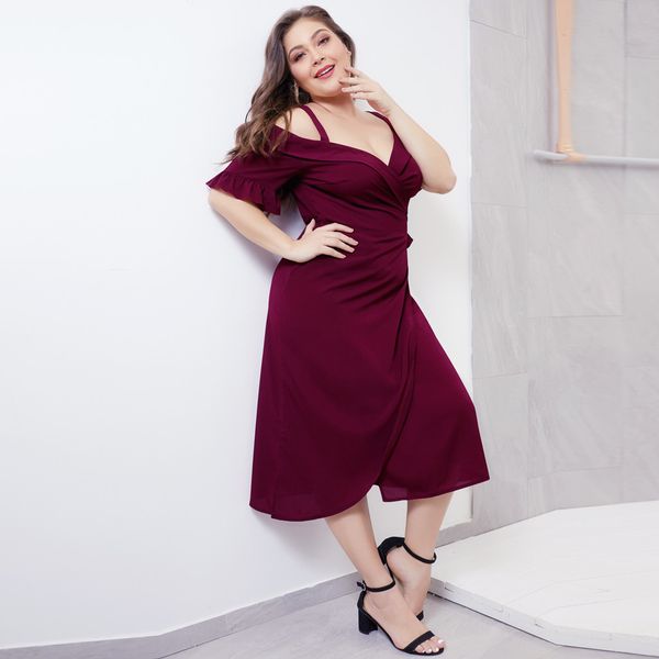 2019 summer dress women plus size casual boho solid dress v-neck strap ruffle belt robe femme ete vestidos verano, Black;gray
2019 summer dress women plus size casual boho solid dress v-neck strap ruffle belt robe femme ete vestidos verano, Black;gray