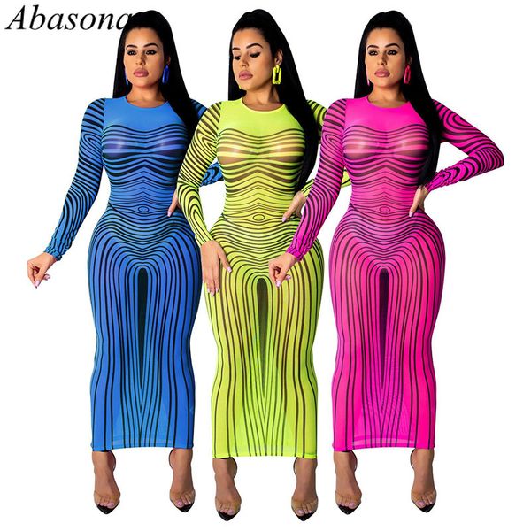 abasona 2019 women summer sheer mesh stripes print transparent bodycon midi dress long sleeve night club party maxi dresses, Black;gray
abasona 2019 women summer sheer mesh stripes print transparent bodycon midi dress long sleeve night club party maxi dresses, Black;gray