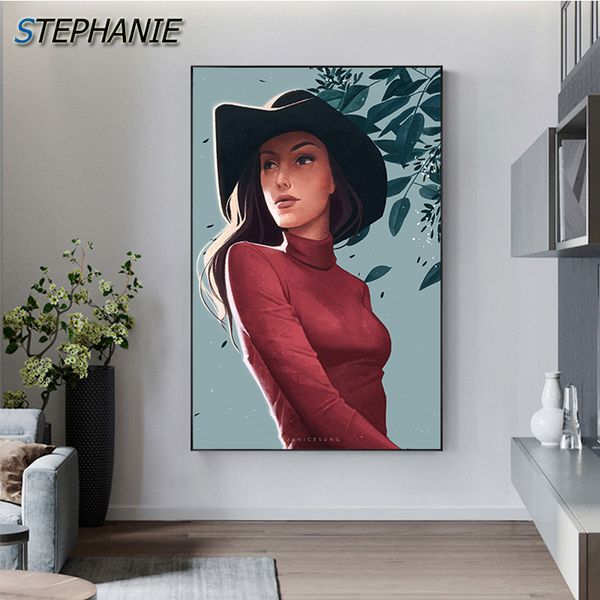 abstract blonde girl canvas painting modern beauty poster and print comic wall art picture for living room cartoon tableaux
abstract blonde girl canvas painting modern beauty poster and print comic wall art picture for living room cartoon tableaux