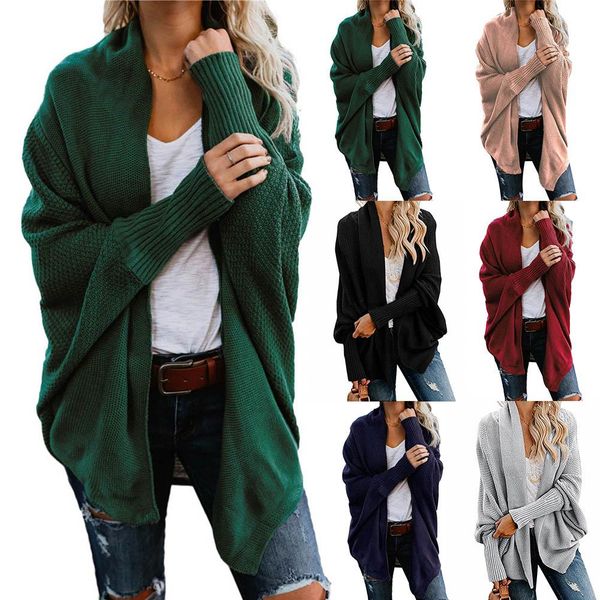 winter women solid color kimono batwing long sleeve slouchy cardigan sweater, Black;brown
winter women solid color kimono batwing long sleeve slouchy cardigan sweater, Black;brown