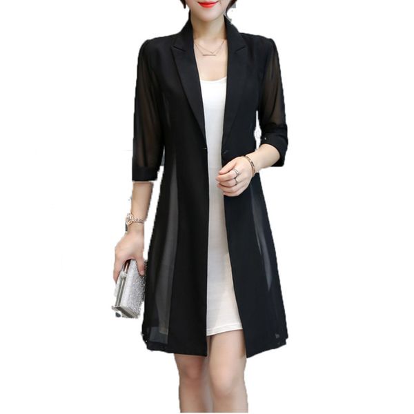 xuxi 2019 women fashion new summer transparent coat small suit open stitch korean version female shawl autumn slim fit fz652, Tan;black
xuxi 2019 women fashion new summer transparent coat small suit open stitch korean version female shawl autumn slim fit fz652, Tan;black