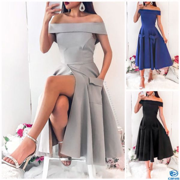 sexy женщин с плеча длинные maxi пачка платье дамы лето vestidos карманы рукавов формальные пром партии мантии платья сарафан, Black;pink
sexy женщин с плеча длинные maxi пачка платье дамы лето vestidos карманы рукавов формальные пром партии мантии платья сарафан, Black;pink