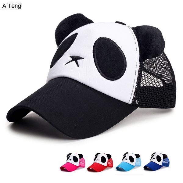 men's designer outdoor sunscreen fashion cartoon panda breathable net hat baseball cap wo, Blue;gray
men's designer outdoor sunscreen fashion cartoon panda breathable net hat baseball cap wo, Blue;gray