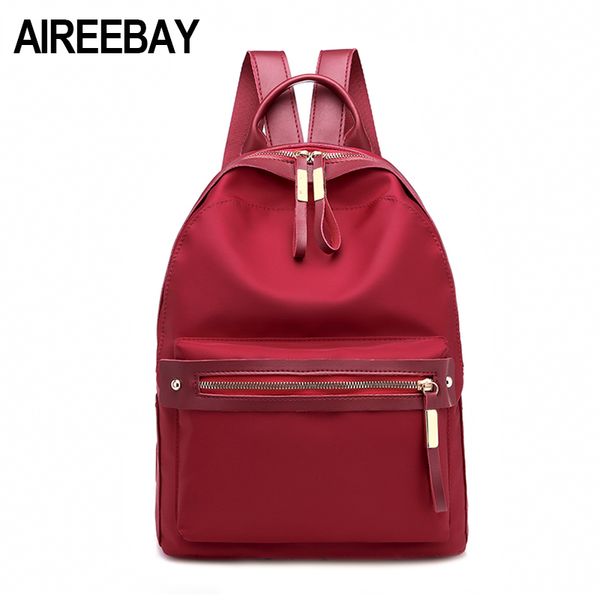 aireebay small waterproof nylon women backpack fashion red shoulder back bag preppy style backpacks for teenage girls rucksack
aireebay small waterproof nylon women backpack fashion red shoulder back bag preppy style backpacks for teenage girls rucksack