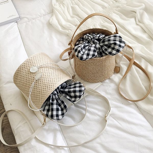 2020 new straw bowknot bucket bags for women small square bag fashion wild beach bag travel seaside holiday crossbody handbag
2020 new straw bowknot bucket bags for women small square bag fashion wild beach bag travel seaside holiday crossbody handbag