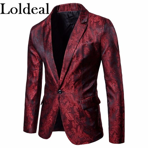 loldeal men flowers embroidery suits & blazers cashew flower embroidery pattern suit coat two buckles design, White;black
loldeal men flowers embroidery suits & blazers cashew flower embroidery pattern suit coat two buckles design, White;black