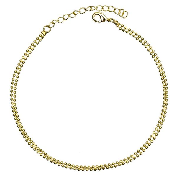 two layers beaded chain gold color anklet for women ankle bracelet, Red;blue
two layers beaded chain gold color anklet for women ankle bracelet, Red;blue
