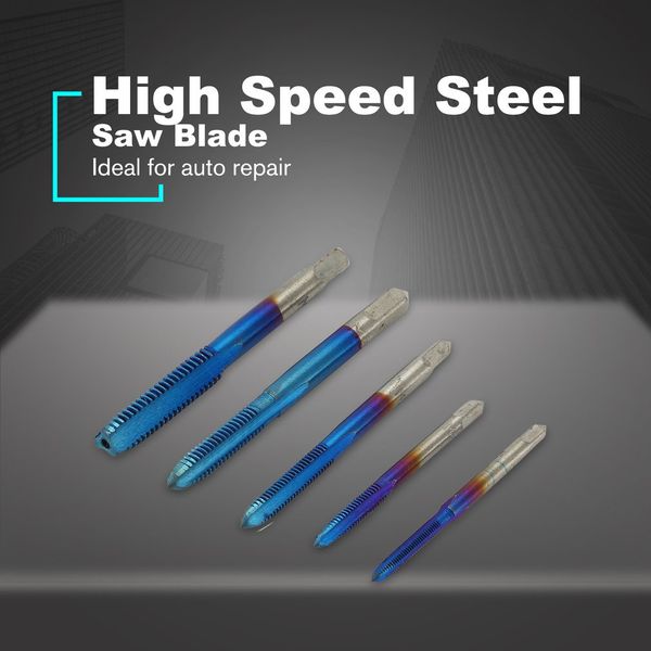 5pcs/set hss m3 m4 m5 m6 m8 machine spiral point straight fluted screw thread metric plug hand tap drill set hand tools
5pcs/set hss m3 m4 m5 m6 m8 machine spiral point straight fluted screw thread metric plug hand tap drill set hand tools