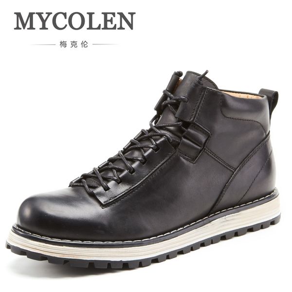mycolen autumn winter men boots new arrivals handmade vintage style men shoes casual fashion lace-up mens winter footwear, Black
mycolen autumn winter men boots new arrivals handmade vintage style men shoes casual fashion lace-up mens winter footwear, Black