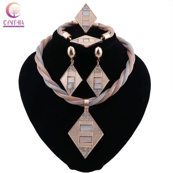 cynthia jewelry set nigeria dubai gold-color african bead jewelry wedding necklace earrings set african bridal wedding gifts, Silver
cynthia jewelry set nigeria dubai gold-color african bead jewelry wedding necklace earrings set african bridal wedding gifts, Silver