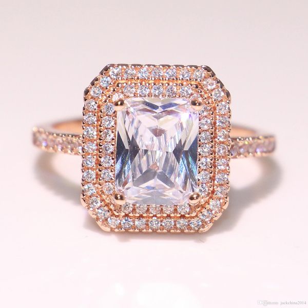 2018 new arrival sparkling luxury jewelry 925 sterling silver&rose gold fill princess cut z cz diamond gemstones wedding band ring gift
2018 new arrival sparkling luxury jewelry 925 sterling silver&rose gold fill princess cut z cz diamond gemstones wedding band ring gift
