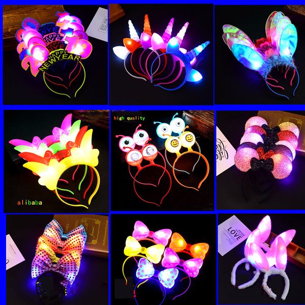 christmas headbands creative children's cartoon glowing hair band christmas bow croissant croissant concert headband wholesale
christmas headbands creative children's cartoon glowing hair band christmas bow croissant croissant concert headband wholesale