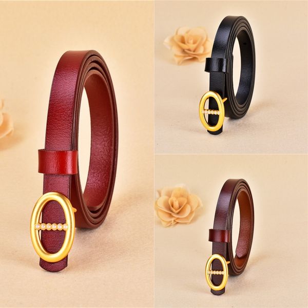 women's and jeans jeans belt thin fashion simple pure cowhide decorative belt women, Black;brown
women's and jeans jeans belt thin fashion simple pure cowhide decorative belt women, Black;brown
