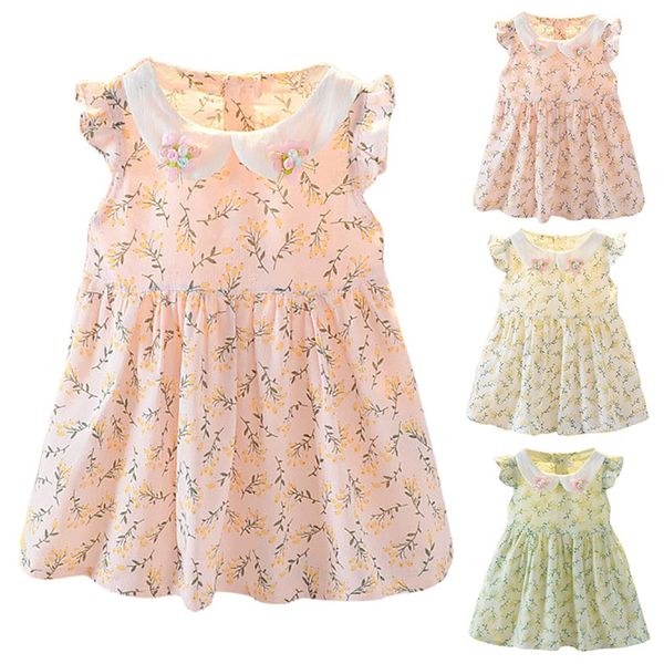 summer casual baby girls floral pattern dress kids toddler flare sleeve princess sundressa, Red;yellow
summer casual baby girls floral pattern dress kids toddler flare sleeve princess sundressa, Red;yellow