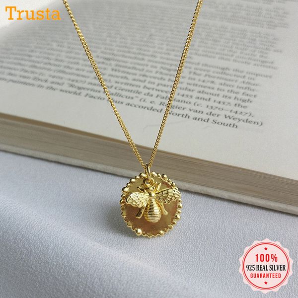 trusta bee necklace 925 silver pendant charm gold 3d solid stuff insect necklace women fine 925 jewelry wholesale ds1553-11
trusta bee necklace 925 silver pendant charm gold 3d solid stuff insect necklace women fine 925 jewelry wholesale ds1553-11