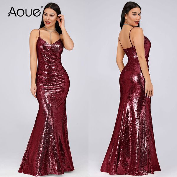 sequined evening dresses long 2019 aoue spaghetti sleeveless formal dress mermaid, White;black
sequined evening dresses long 2019 aoue spaghetti sleeveless formal dress mermaid, White;black