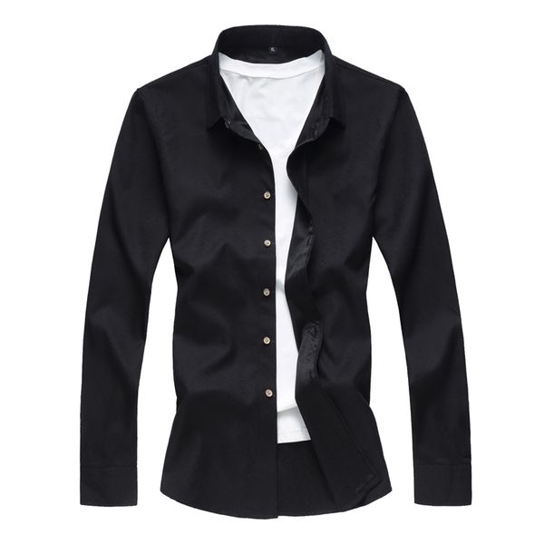 autumn pure color mens shirt long sleeve single-breasted shirts large size 7xl shirt men 2020 new camisa masculina, White;black
autumn pure color mens shirt long sleeve single-breasted shirts large size 7xl shirt men 2020 new camisa masculina, White;black