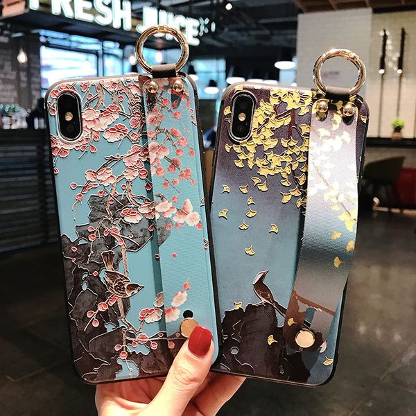 vintage chinese painting 3d flower women girl phone cases with wrist band phone covers for iphone 6 6s 7 8 plus x/xs max xr
vintage chinese painting 3d flower women girl phone cases with wrist band phone covers for iphone 6 6s 7 8 plus x/xs max xr