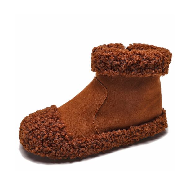 2019 new women's mid-low heel boots suede shoes woman round head solid color fashion women's winter snow boots size 35-40, Black
2019 new women's mid-low heel boots suede shoes woman round head solid color fashion women's winter snow boots size 35-40, Black