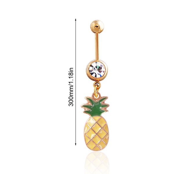 stainless steel rhinestone pineapple navel ring belly piercing kit belly button rings fashion body piercing jewelry other decorative sticker
stainless steel rhinestone pineapple navel ring belly piercing kit belly button rings fashion body piercing jewelry other decorative sticker