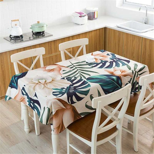 table cloth waterpoof linen dining tropical plants print cotton tablecloths home cover decor
table cloth waterpoof linen dining tropical plants print cotton tablecloths home cover decor