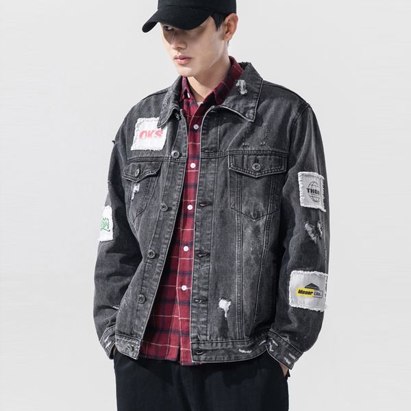 men's jackets mens vintage denim jacket retro casual streetwear patchwork for men oversized plus size biker jeans coat, Black;brown
men's jackets mens vintage denim jacket retro casual streetwear patchwork for men oversized plus size biker jeans coat, Black;brown