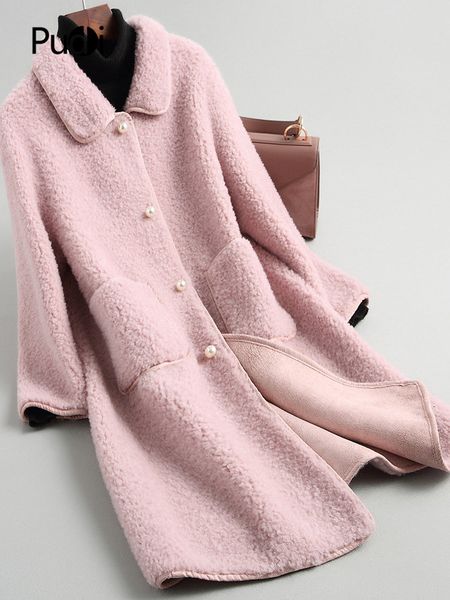 pudi a19007 2019 women fall/winter new fashion wool jacket lady a style lapel leisure wool coat, Black
pudi a19007 2019 women fall/winter new fashion wool jacket lady a style lapel leisure wool coat, Black