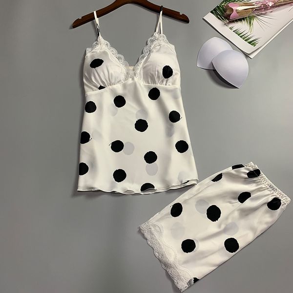 new white navy blue polka dot pajamas for women pajamas set satin pijamas women silk pyjamas lingerie femme sleepwear, Blue;gray
new white navy blue polka dot pajamas for women pajamas set satin pijamas women silk pyjamas lingerie femme sleepwear, Blue;gray