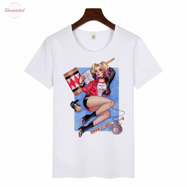 harley quinn print t shirt 2020 women's harajuku the joker shirt graphic tees women casual t-shirt fashion the black friday, White
harley quinn print t shirt 2020 women's harajuku the joker shirt graphic tees women casual t-shirt fashion the black friday, White