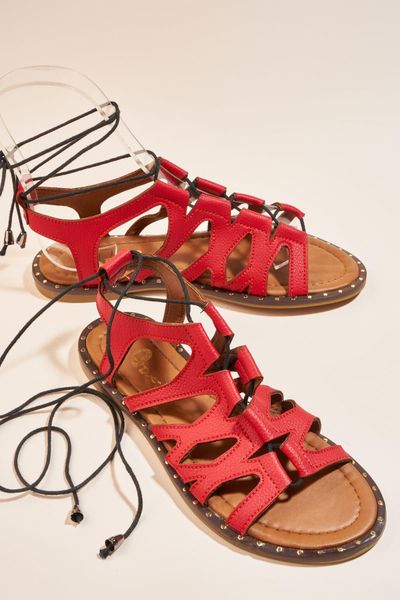 bambi red women sandals h0631155309, Black