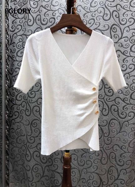 women's sweaters jumpers 2021 spring fashion white orange black women v-neck color block buttons short sleeve knitted pull, White;black
women's sweaters jumpers 2021 spring fashion white orange black women v-neck color block buttons short sleeve knitted pull, White;black