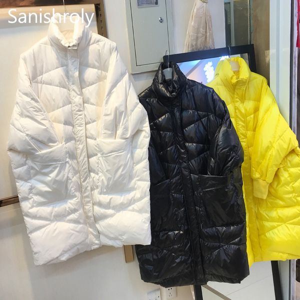 sanishroly autumn winter white duck down jacket women warm thicken down coat parka female long outerwear plus size 687, Black
sanishroly autumn winter white duck down jacket women warm thicken down coat parka female long outerwear plus size 687, Black