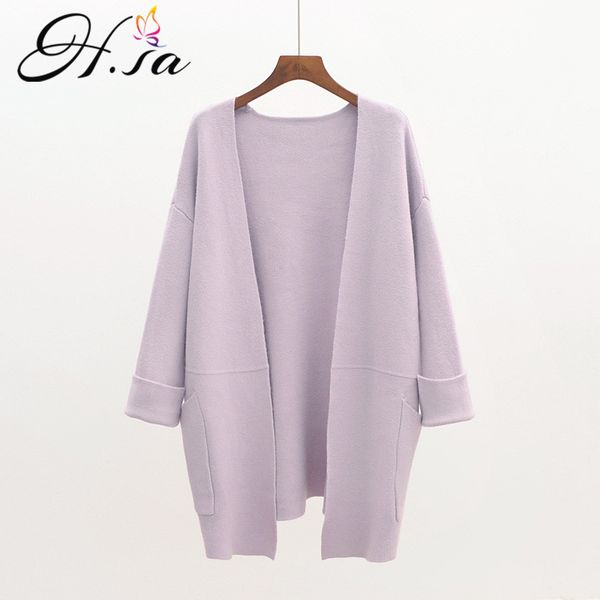 h.sa spring autumn long sweater and cardigans for women 2018 v neck loose jumpers poncho long knit coat warm winter clothing, White
h.sa spring autumn long sweater and cardigans for women 2018 v neck loose jumpers poncho long knit coat warm winter clothing, White