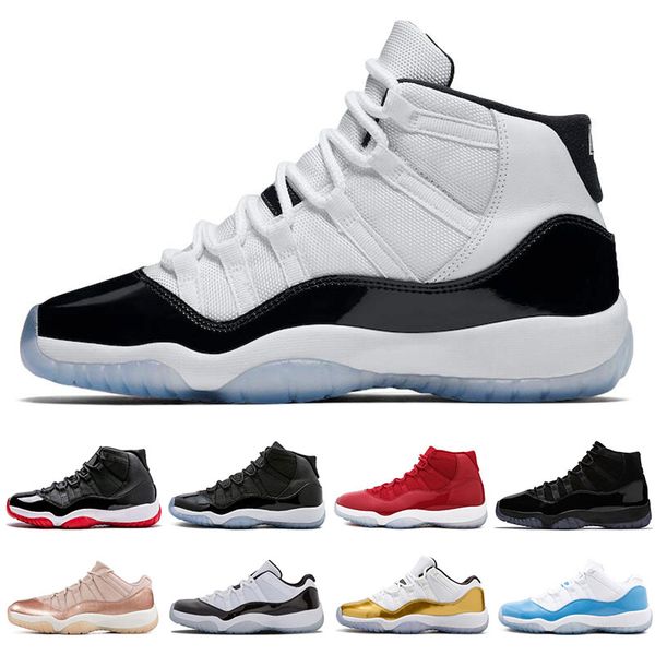 Mens 11s Basketball Shoes Concord 45 23 Prom Night Gym Red Bred Gamma blue womens sports sneaker trainers shoes size 5.5-13
Mens 11s Basketball Shoes Concord 45 23 Prom Night Gym Red Bred Gamma blue womens sports sneaker trainers shoes size 5.5-13