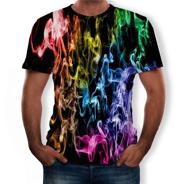 men summer t shirt new style 3d colorful printed short sleeves fashion comfort fashion pub cool male black party streetwear, White;black
men summer t shirt new style 3d colorful printed short sleeves fashion comfort fashion pub cool male black party streetwear, White;black