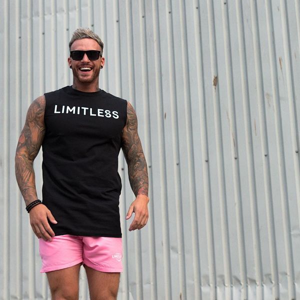 fitness vest men's elastic breathable letter bottoming shirt europe and the united states sleeveless round neck training top, Black;blue
fitness vest men's elastic breathable letter bottoming shirt europe and the united states sleeveless round neck training top, Black;blue