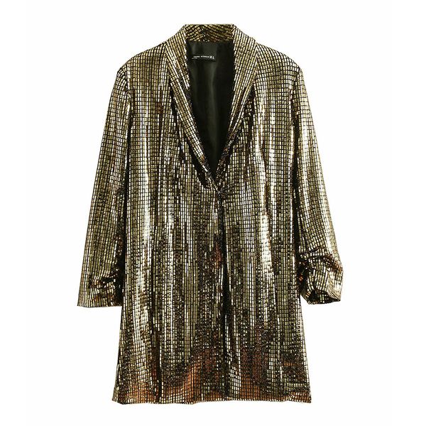 spring coat luxury runway long sleeve female jacket bling sequined long outwears coat fashion office ladies slim, Black;brown
spring coat luxury runway long sleeve female jacket bling sequined long outwears coat fashion office ladies slim, Black;brown