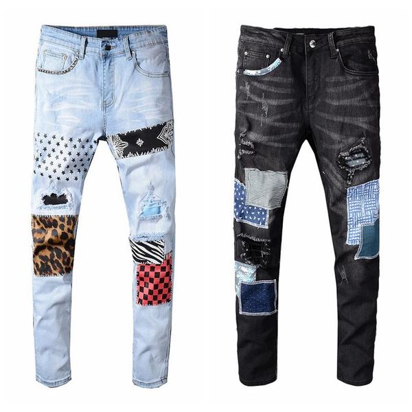 mens distressed ripped biker jeans slim fit motorcycle biker denim for men fashion designer hip hop men jeans quality, Blue
mens distressed ripped biker jeans slim fit motorcycle biker denim for men fashion designer hip hop men jeans quality, Blue
