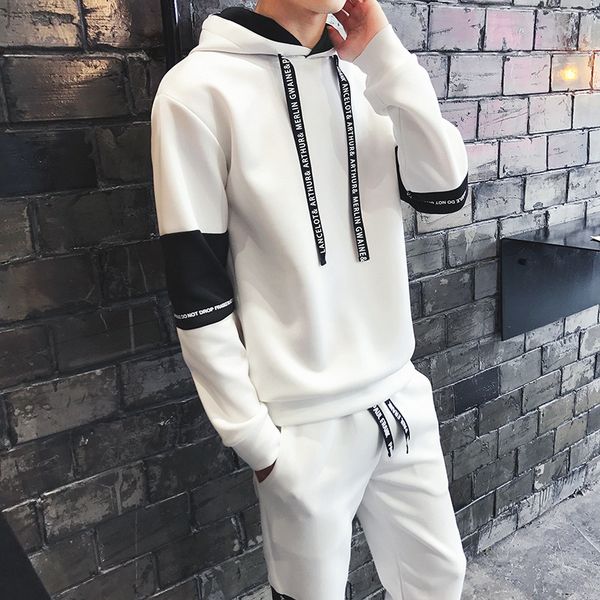spring clothes 2019 tracksuit men long track suits jogging o-neck street wear elastic waist gym sweatpants two piece set s, Gray
spring clothes 2019 tracksuit men long track suits jogging o-neck street wear elastic waist gym sweatpants two piece set s, Gray