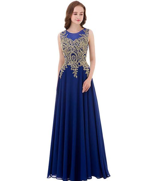 chiffon a line evening dresses with gold lace embroidery arabic formal evening gowns long prom dress, Black;red
chiffon a line evening dresses with gold lace embroidery arabic formal evening gowns long prom dress, Black;red