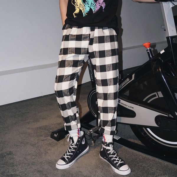 men's pants lanmrem 2021 spring summer wear vintage krorean trend black white plaid casual with pockets tide 9y161
men's pants lanmrem 2021 spring summer wear vintage krorean trend black white plaid casual with pockets tide 9y161